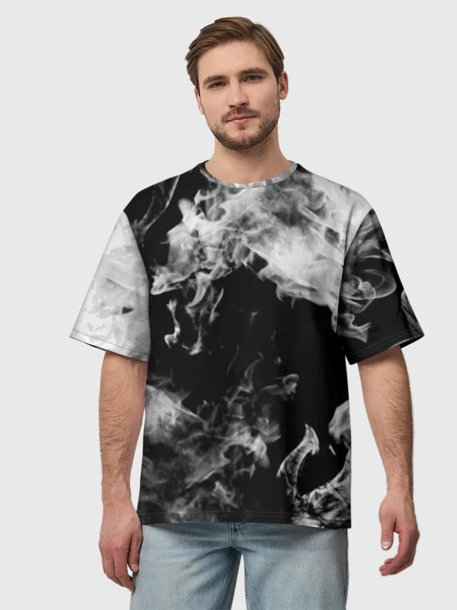 Men's oversized cotton T-shirt