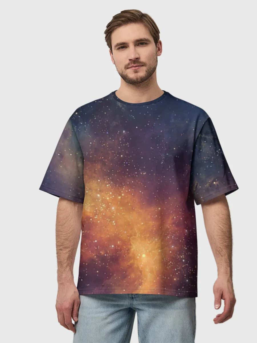 Men's oversized cotton T-shirt