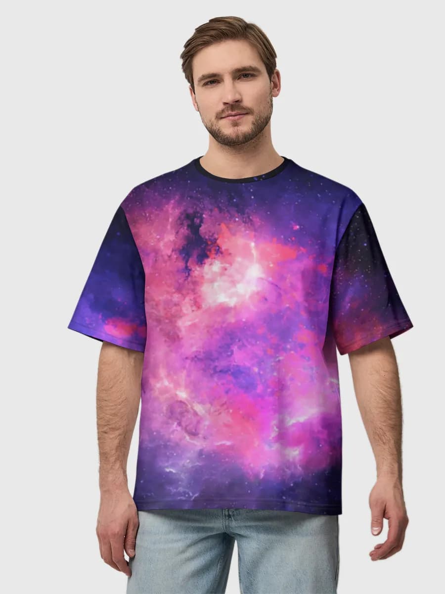 Men's oversized cotton T-shirt