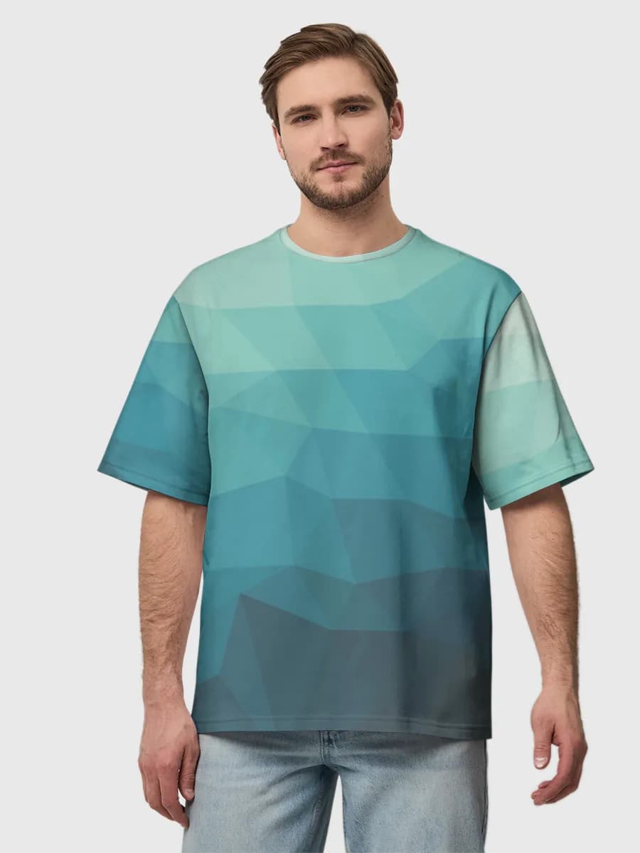 Men's oversized cotton T-shirt