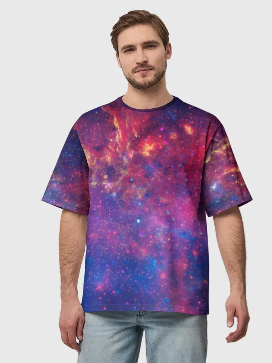 Men's oversized cotton T-shirt