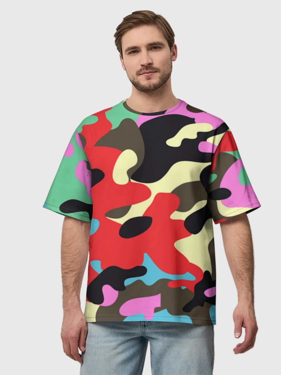 Men's oversized cotton T-shirt