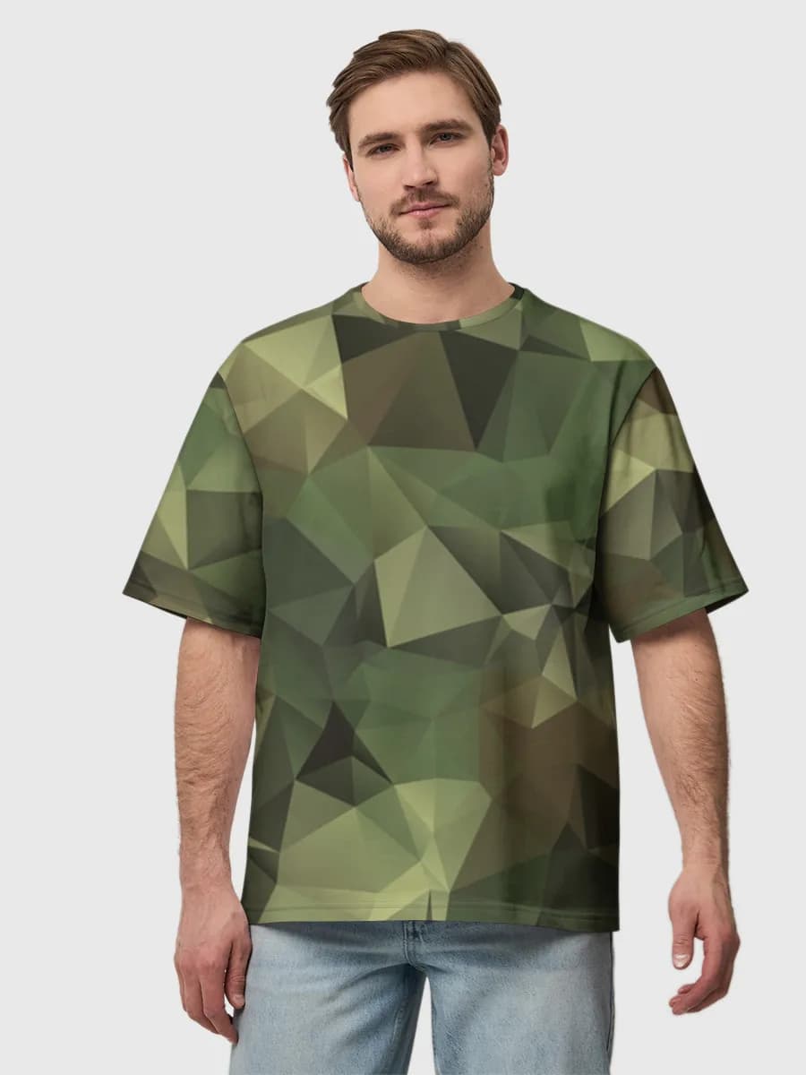 Men's oversized cotton T-shirt