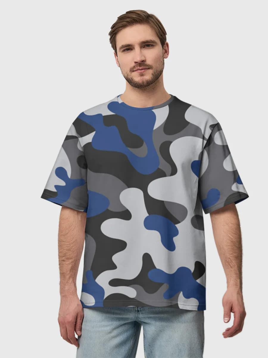 Men's oversized cotton T-shirt