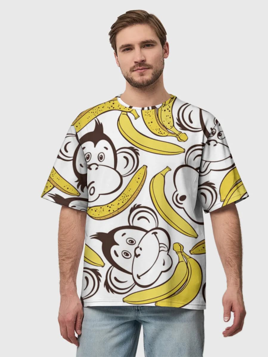 Men's oversized cotton T-shirt
