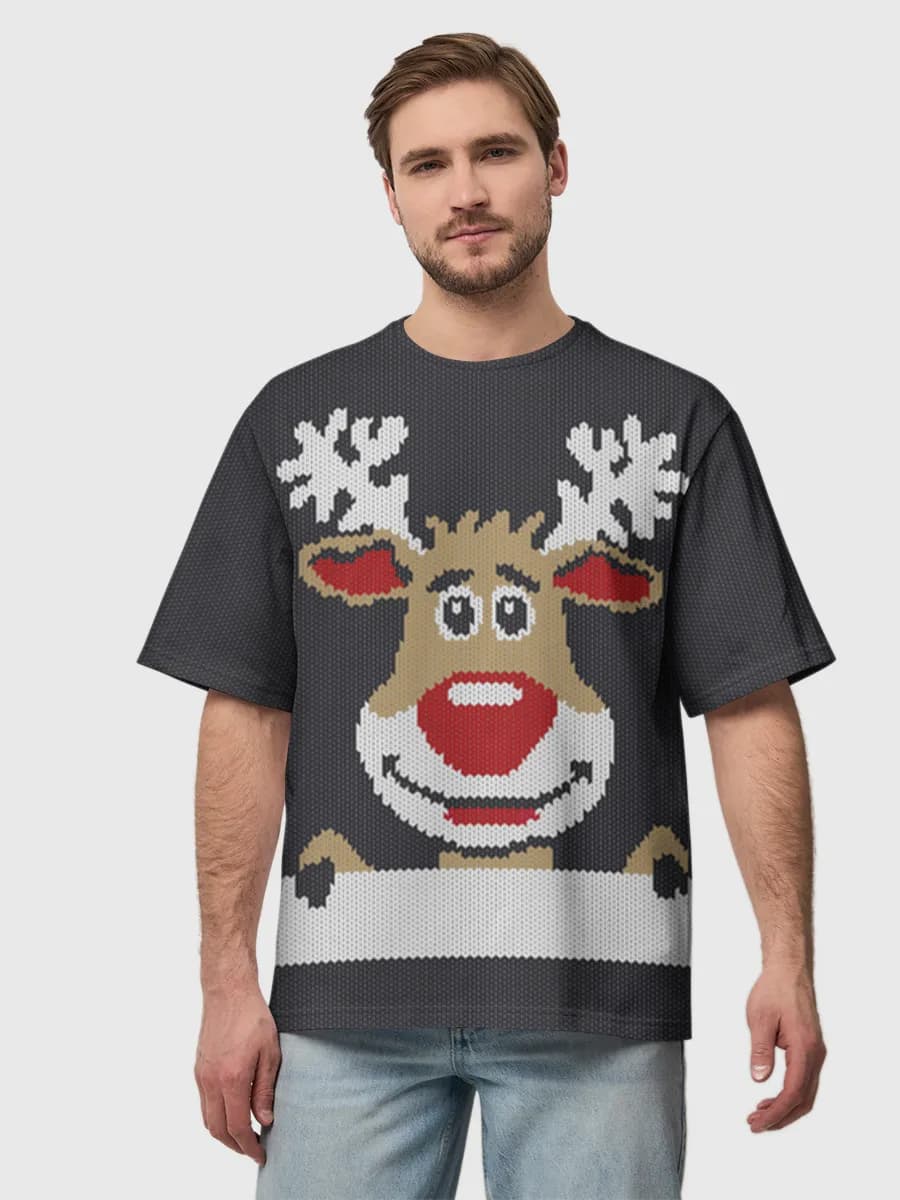 Men's oversized cotton T-shirt