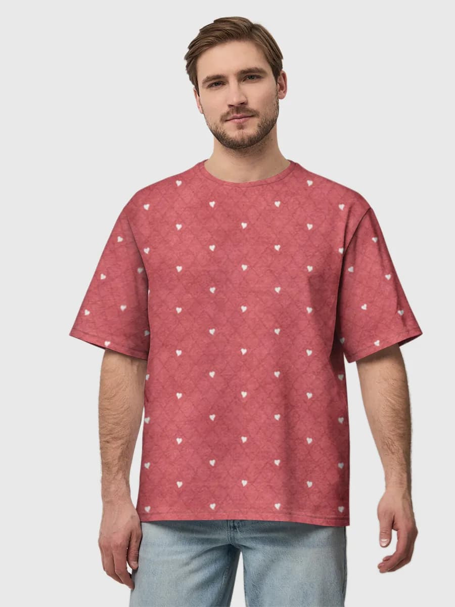 Men's oversized cotton T-shirt