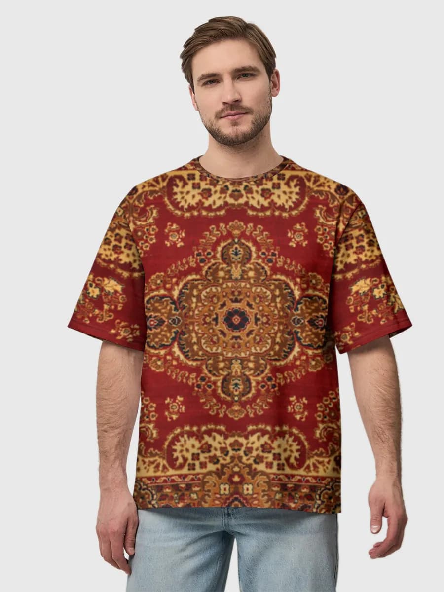 Men's oversized cotton T-shirt