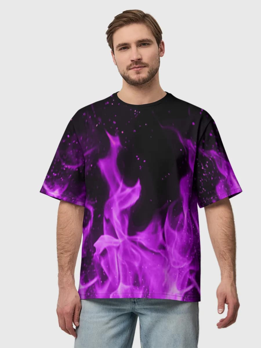 Men's oversized cotton T-shirt