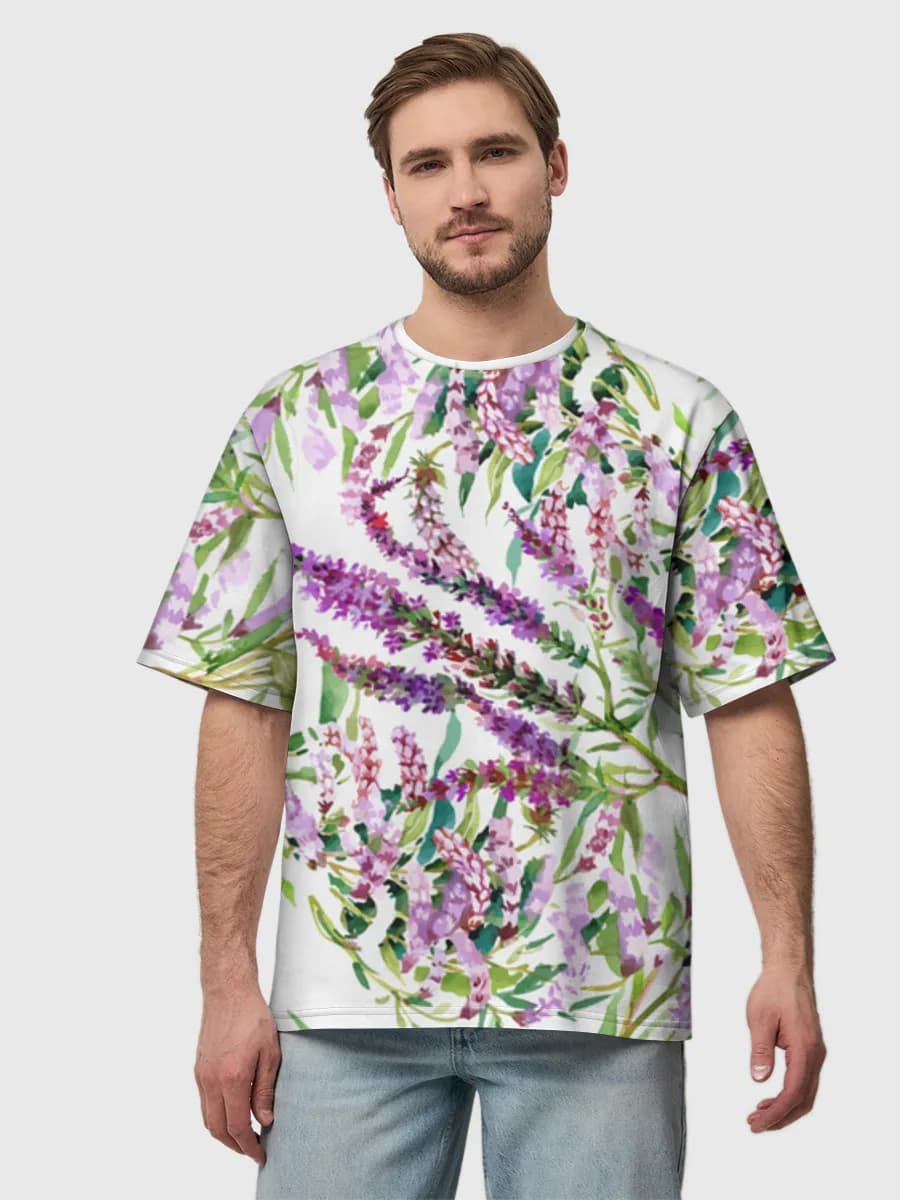 Men's oversized cotton T-shirt