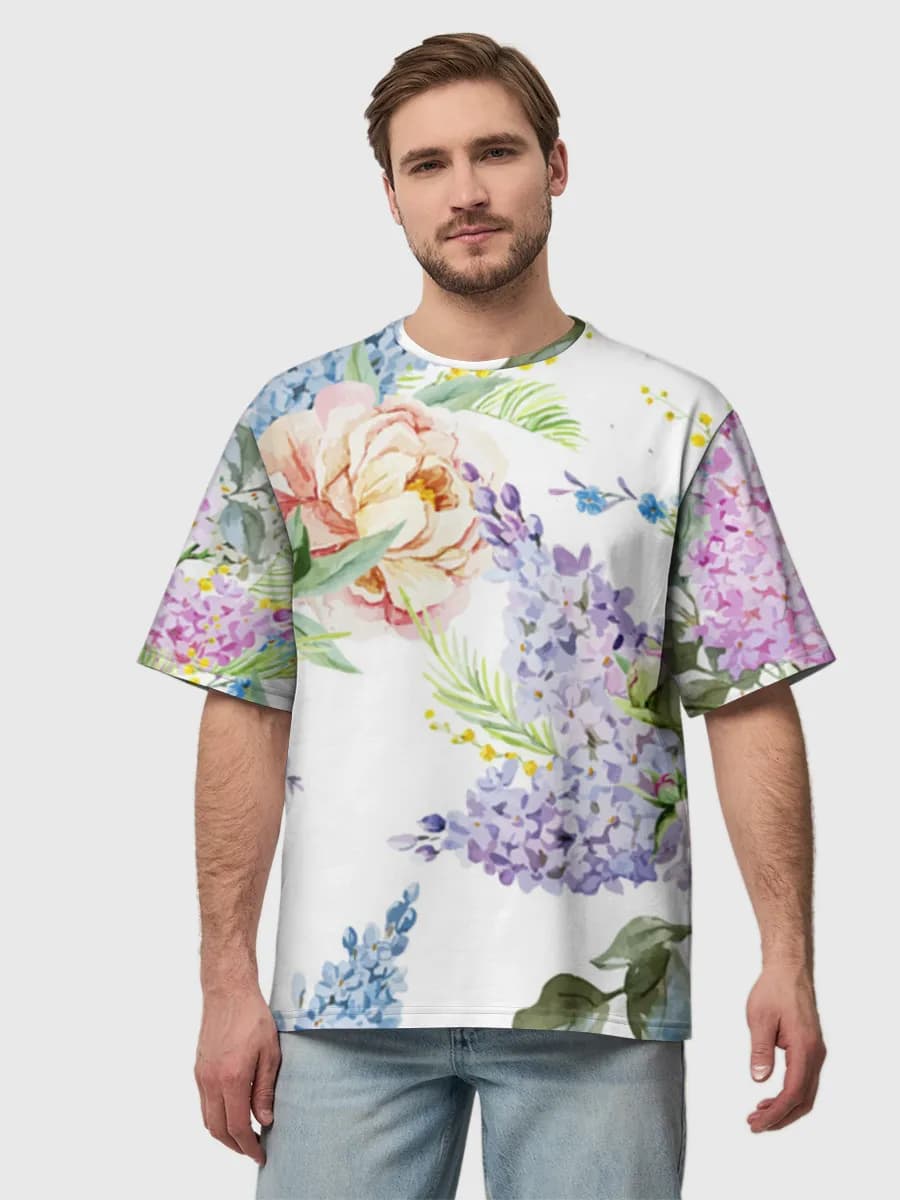 Men's oversized cotton T-shirt