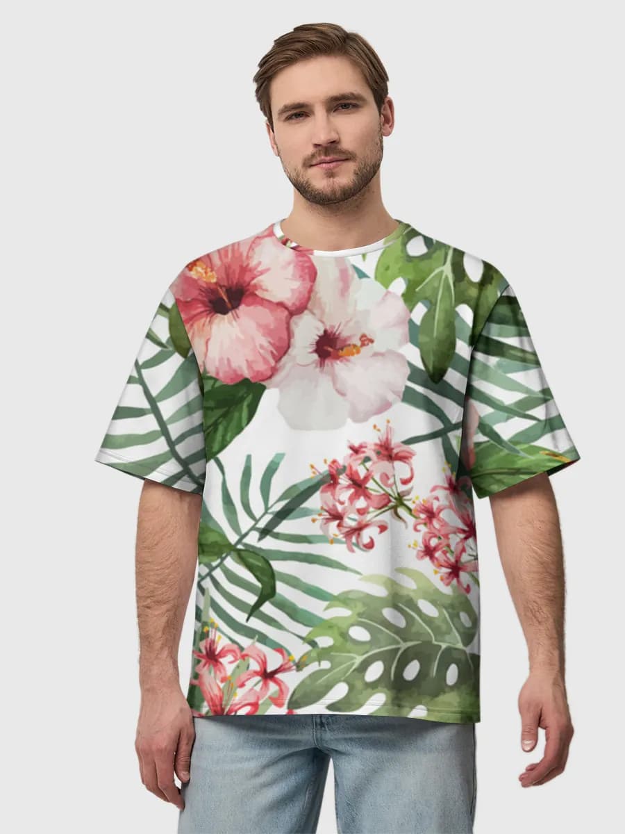 Men's oversized cotton T-shirt