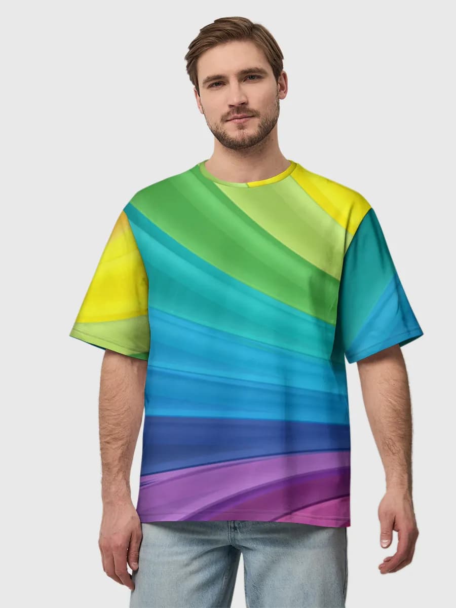 Men's oversized cotton T-shirt