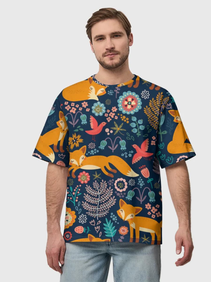 Men's oversized cotton T-shirt