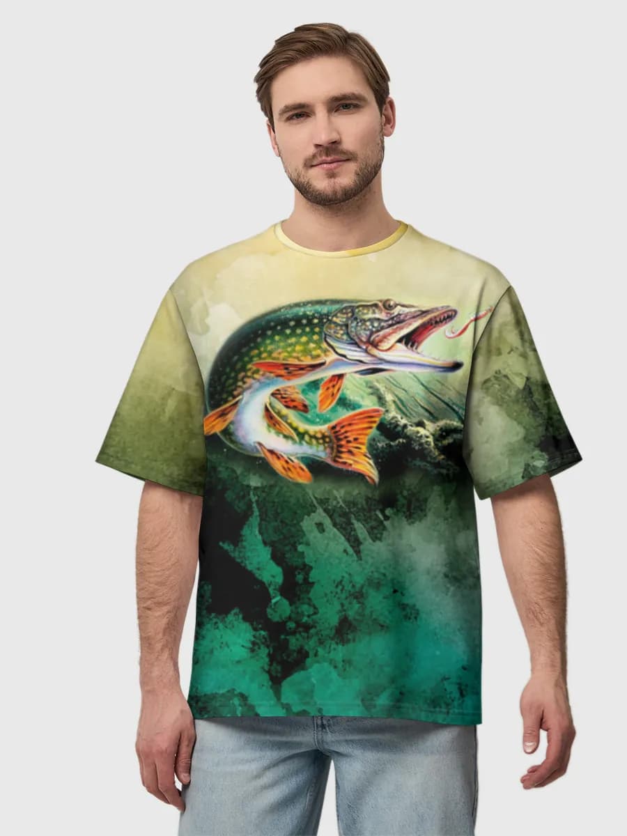 Men's oversized cotton T-shirt