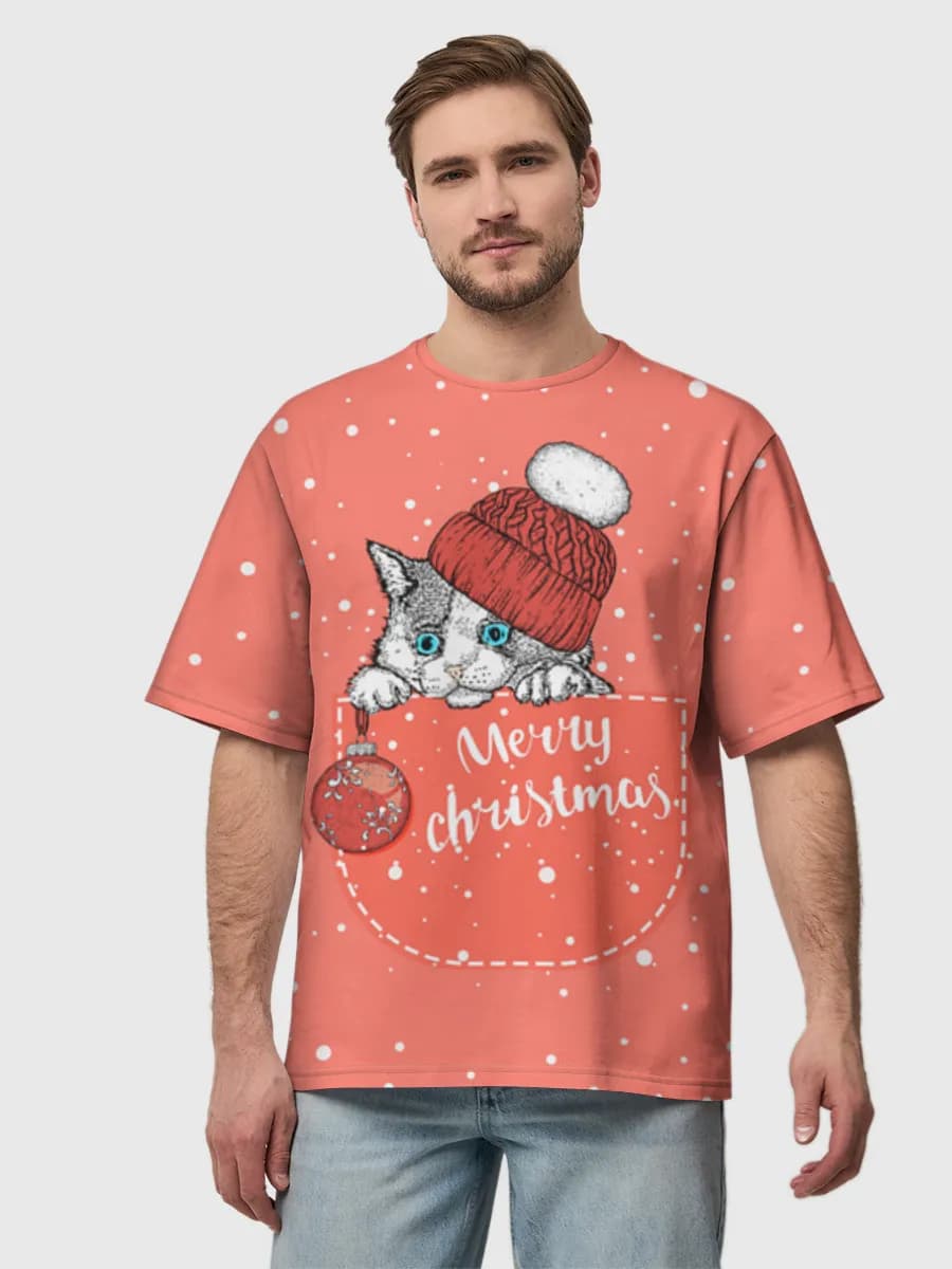 Men's oversized cotton T-shirt