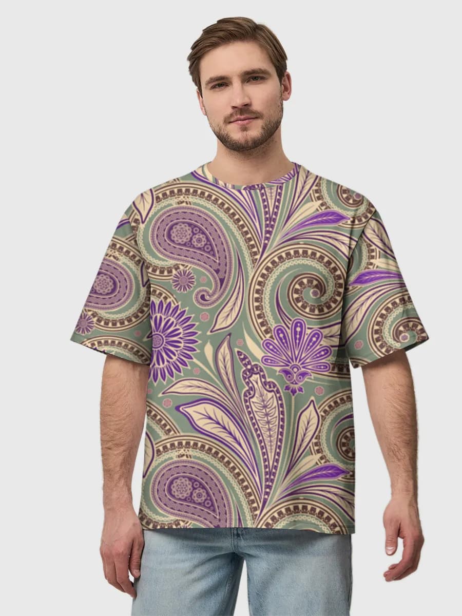 Men's oversized cotton T-shirt