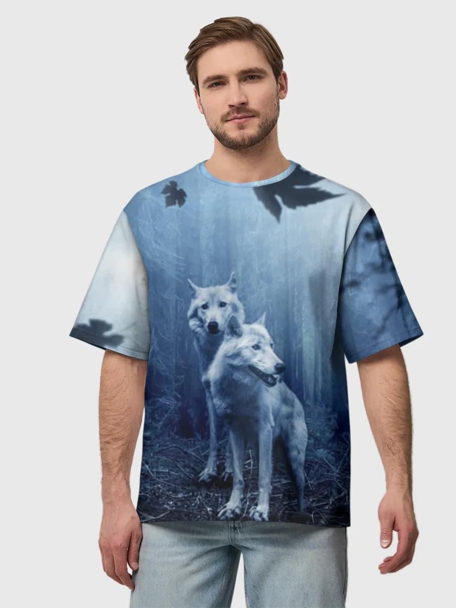 Men's oversized cotton T-shirt