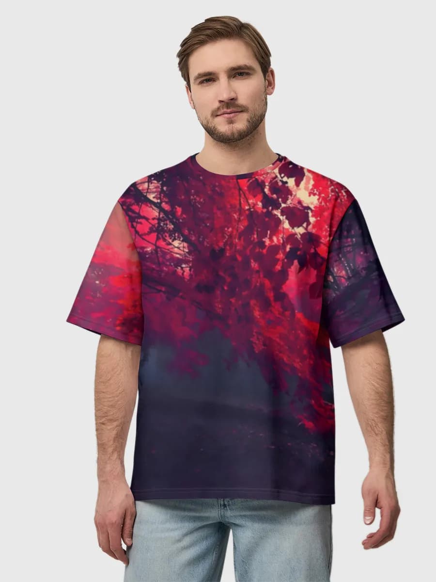 Men's oversized cotton T-shirt