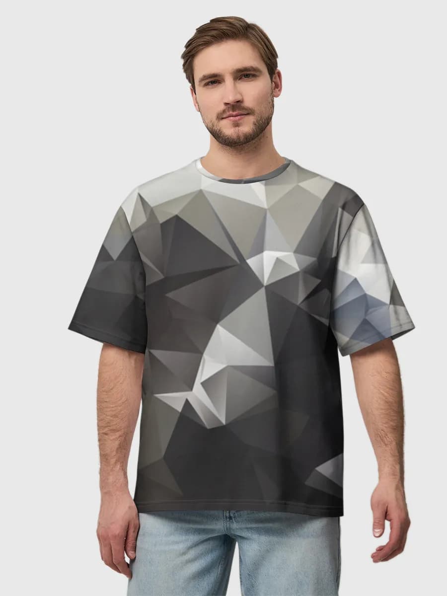 Men's oversized cotton T-shirt