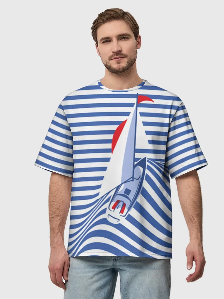 Men's oversized cotton T-shirt