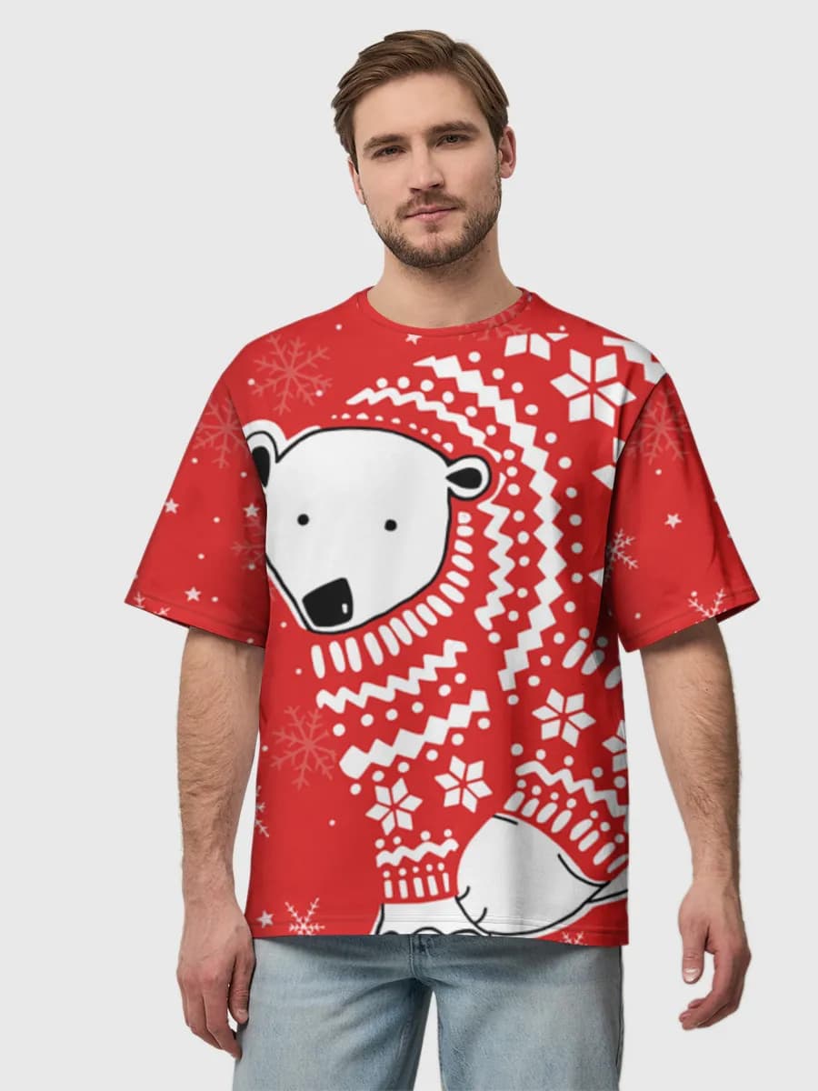Men's oversized cotton T-shirt