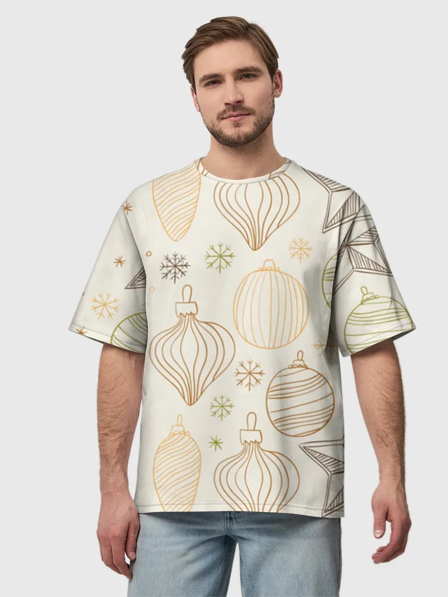 Men's oversized cotton T-shirt
