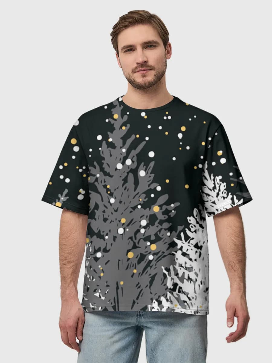 Men's oversized cotton T-shirt
