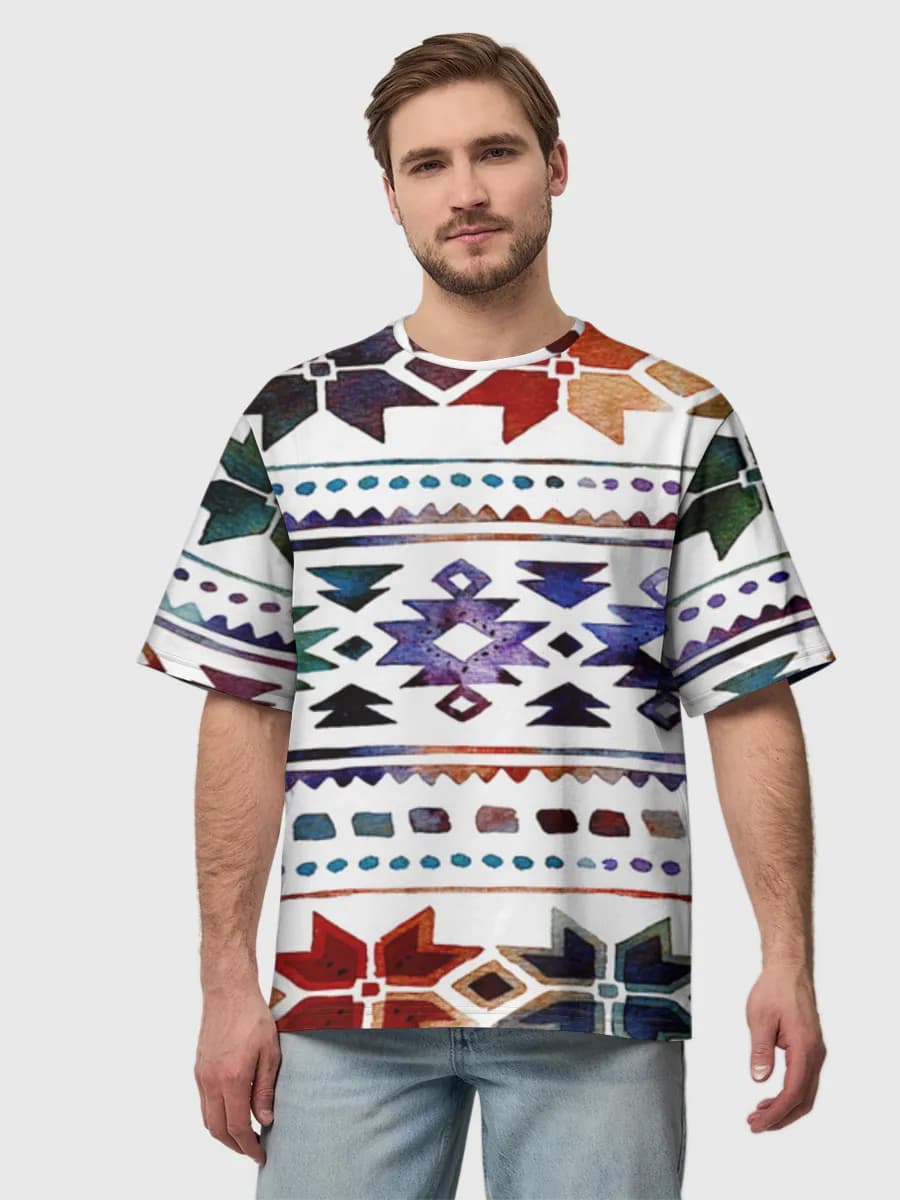 Men's oversized cotton T-shirt