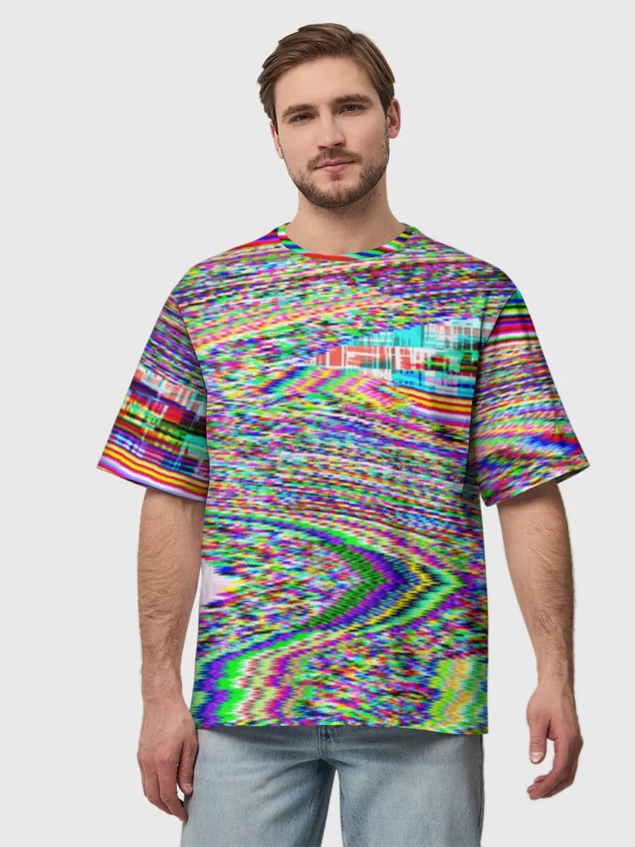 Men's oversized cotton T-shirt