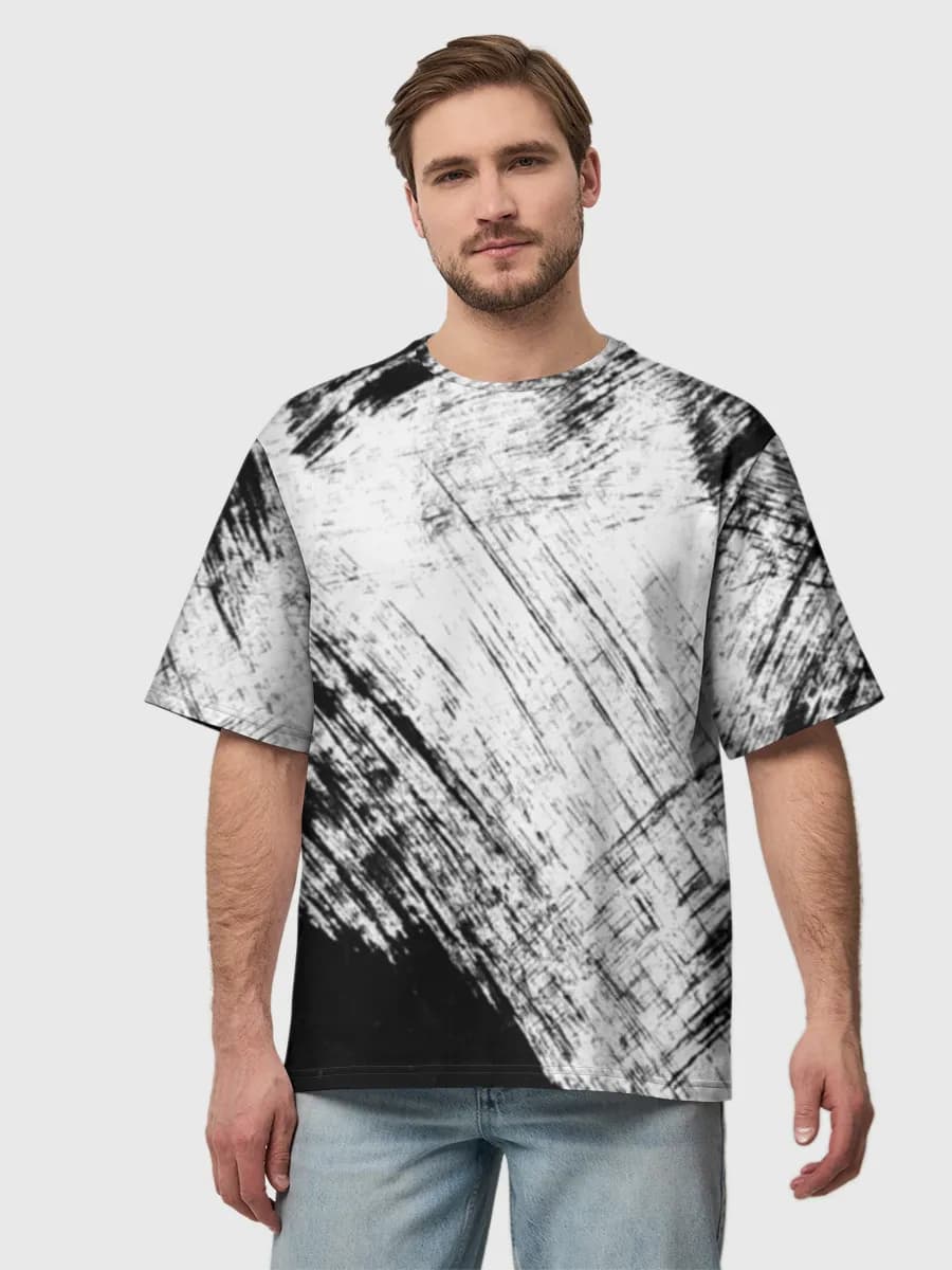 Men's oversized cotton T-shirt