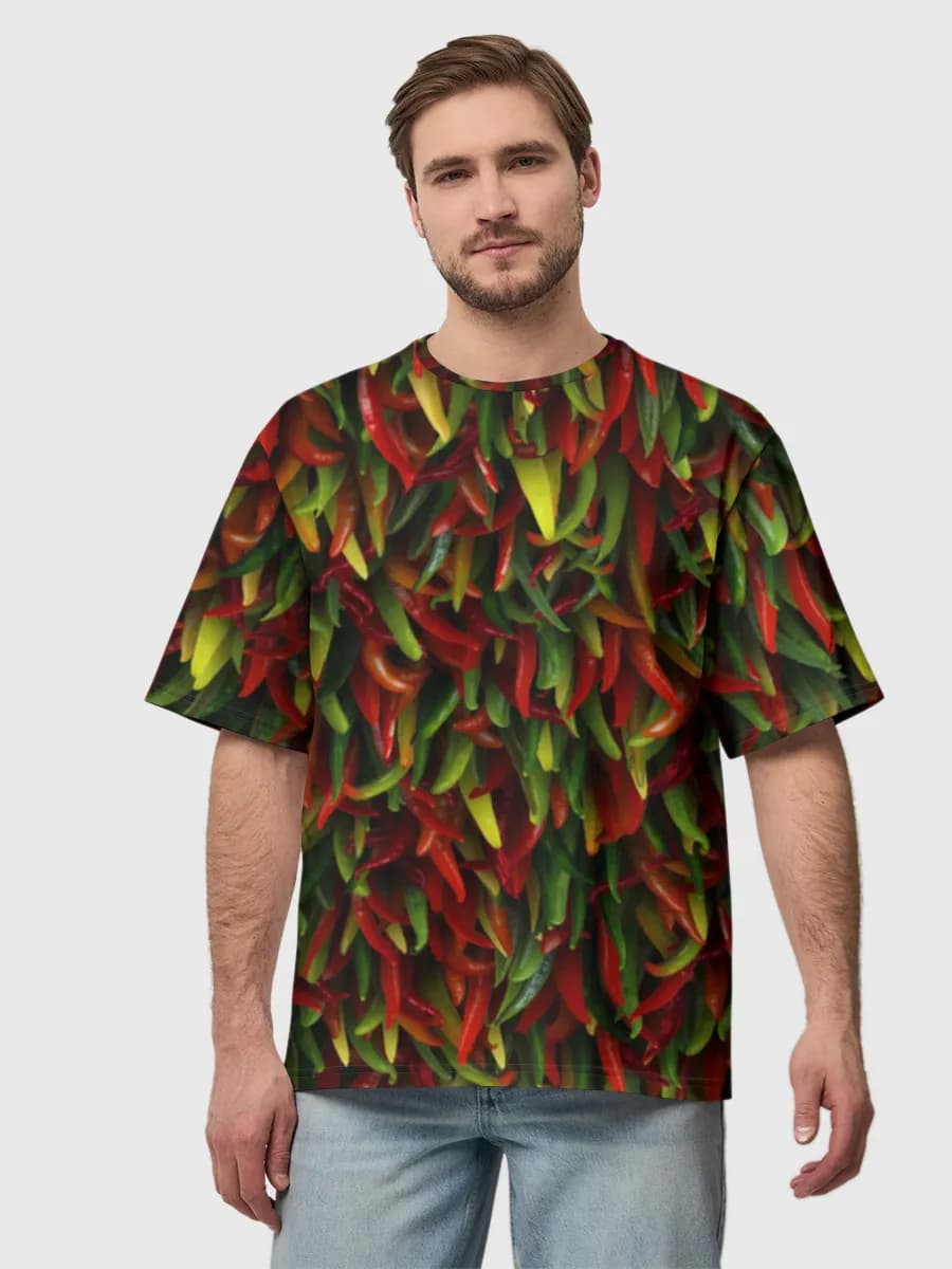 Men's oversized cotton T-shirt