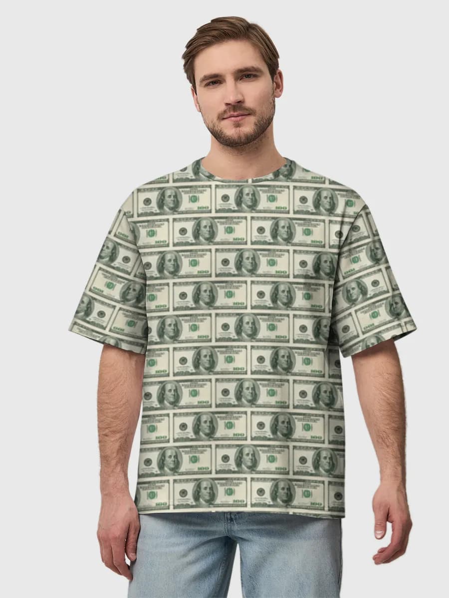Hundred Dollar Bill Collage
