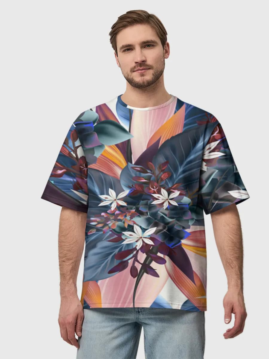 Men's oversized cotton T-shirt