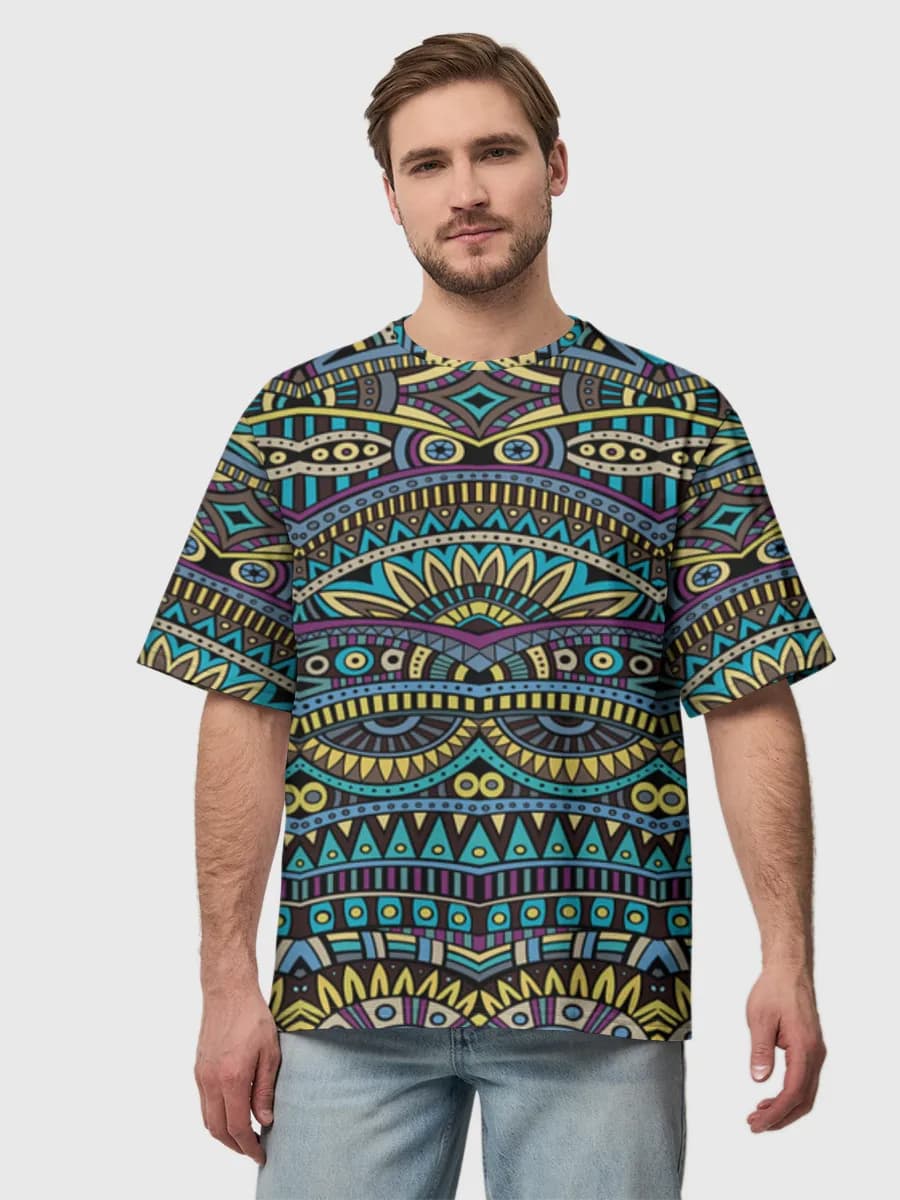 Men's oversized cotton T-shirt
