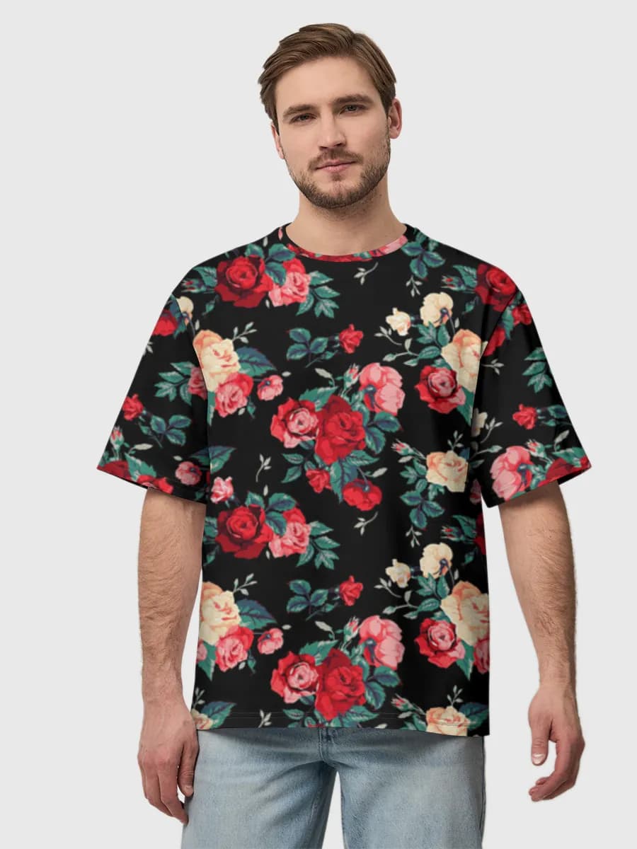 Men's oversized cotton T-shirt