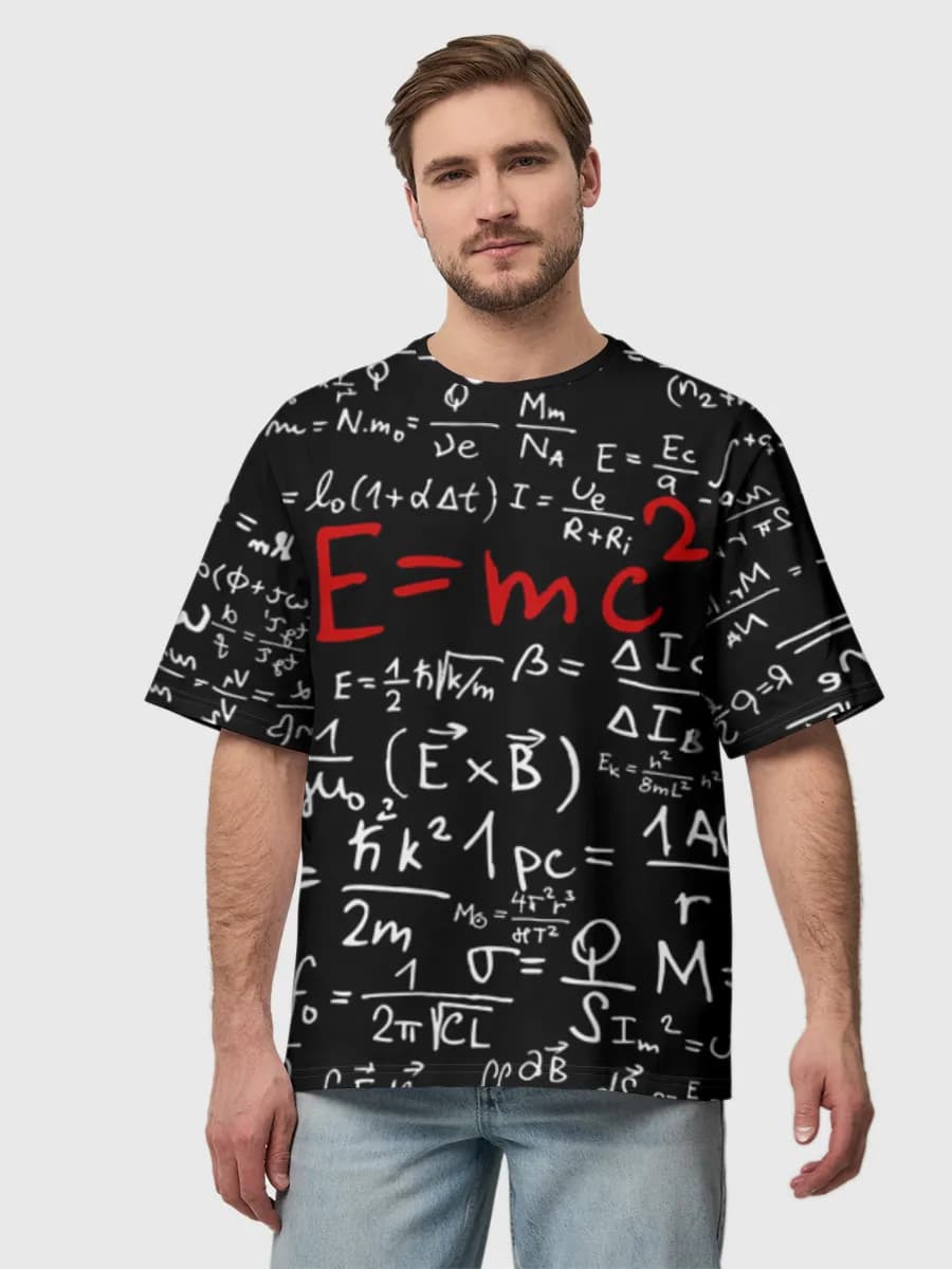 Men's oversized cotton T-shirt