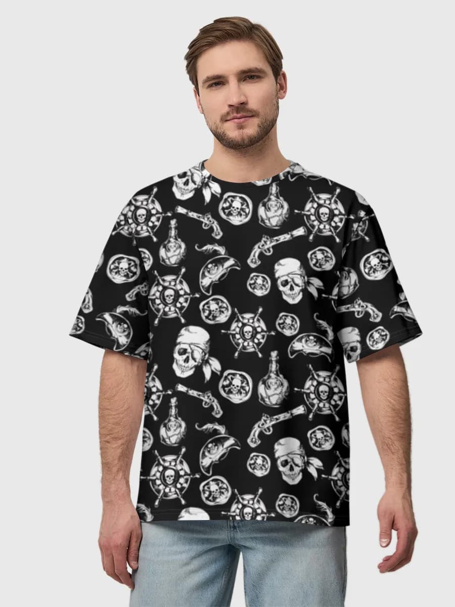 Men's oversized cotton T-shirt