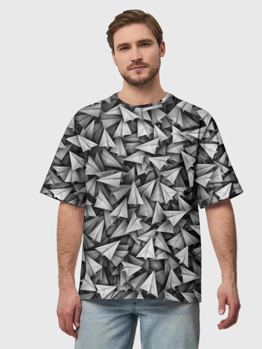 Men's oversized cotton T-shirt