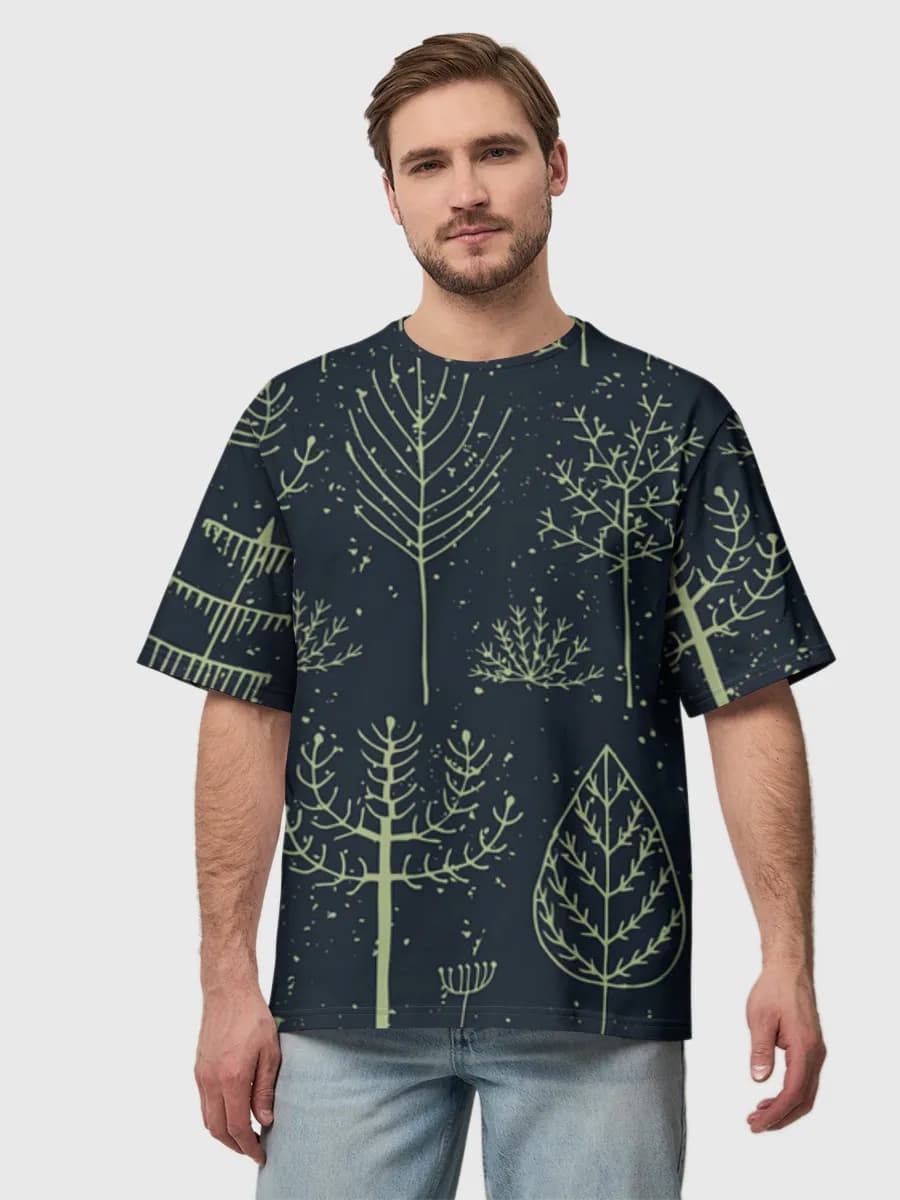 Midnight Woodland Trees