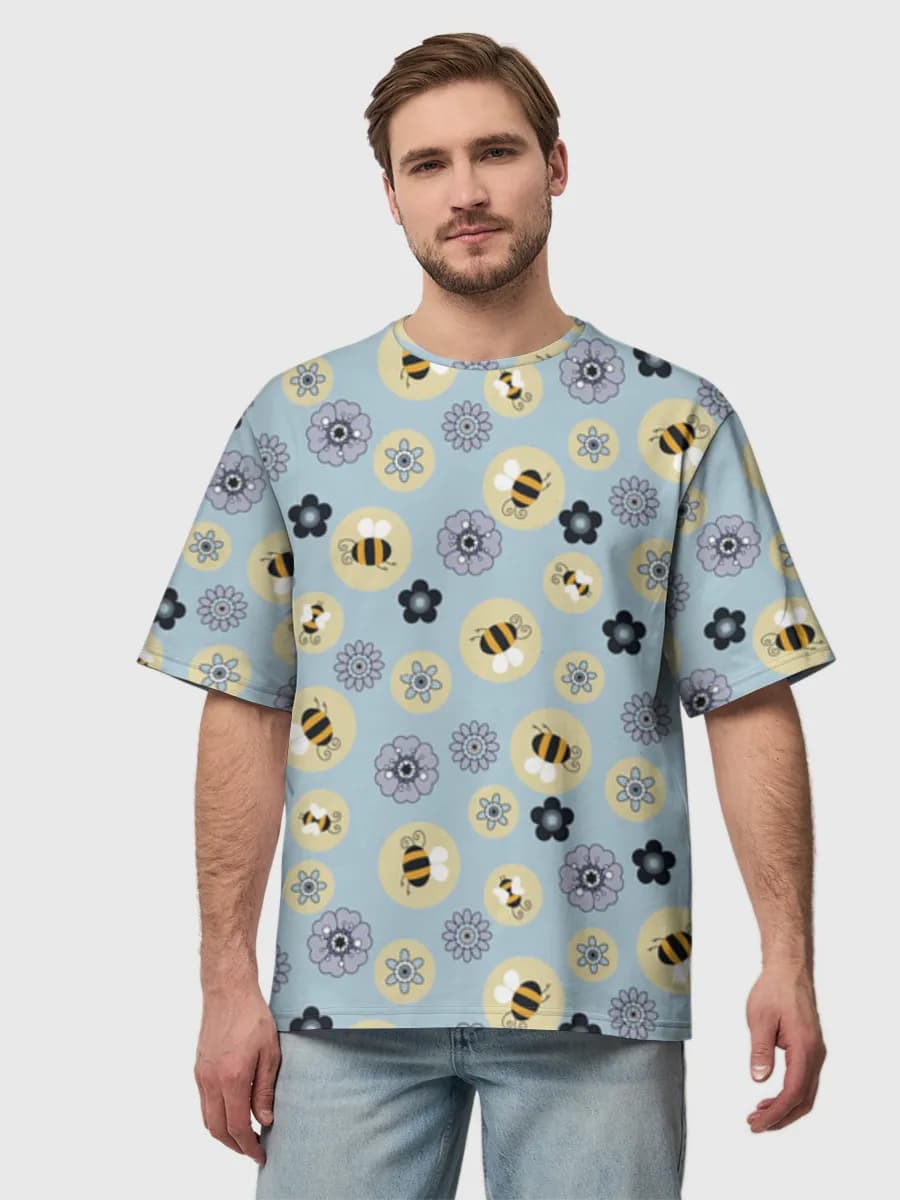 Cute Bees And Flowers