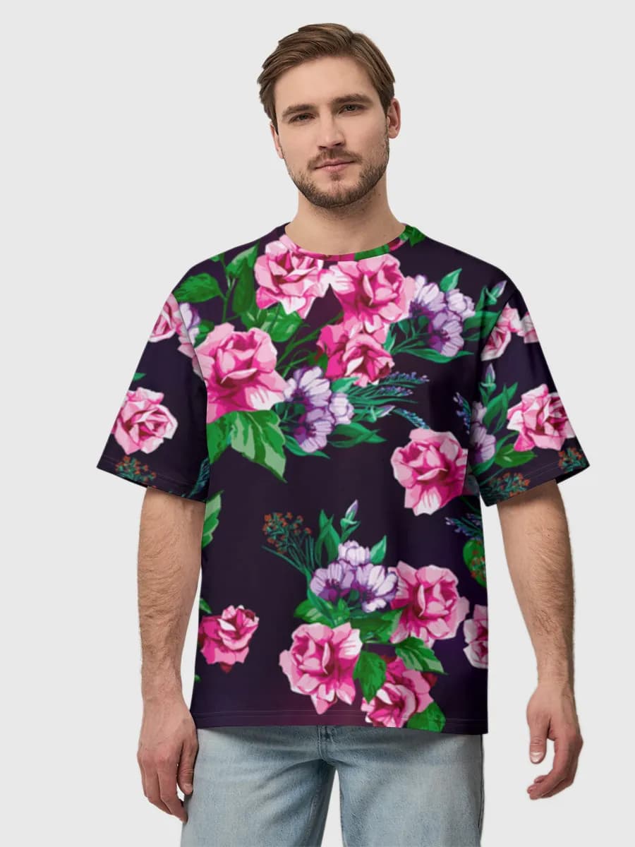 Men's oversized cotton T-shirt