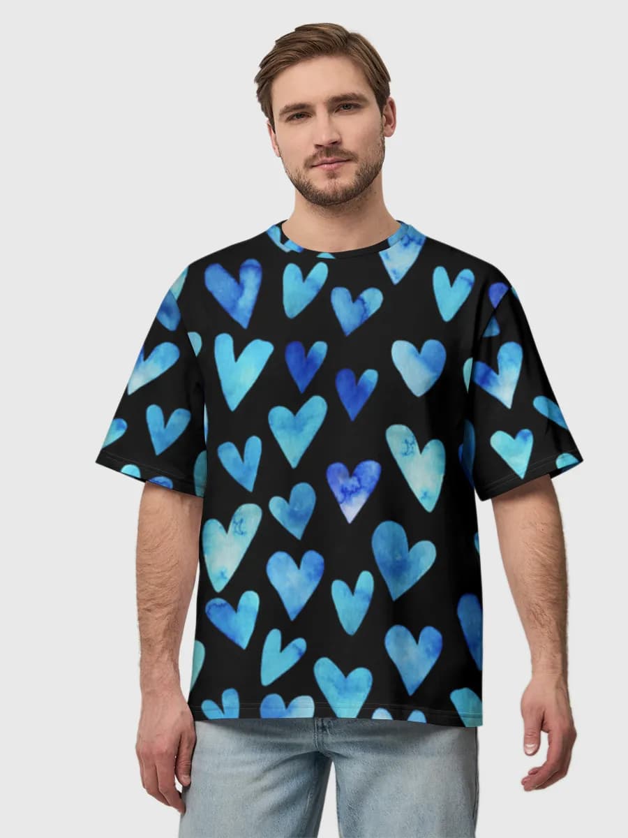 Men's oversized cotton T-shirt