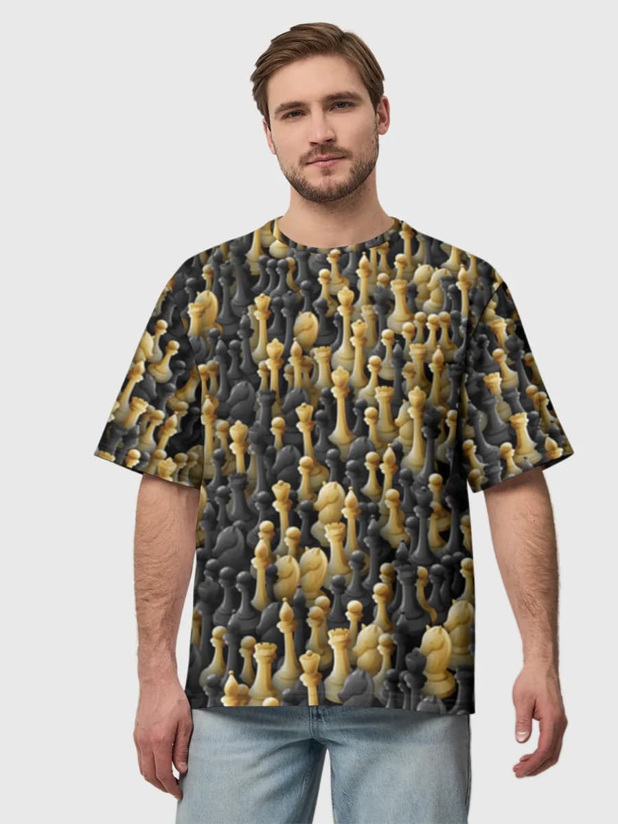 Gold And Black Chess