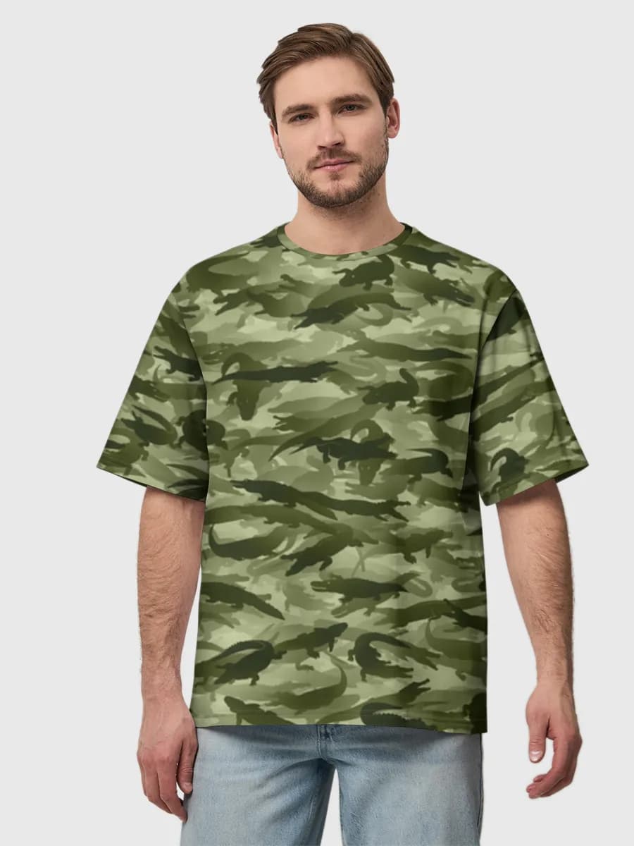 Men's oversized cotton T-shirt