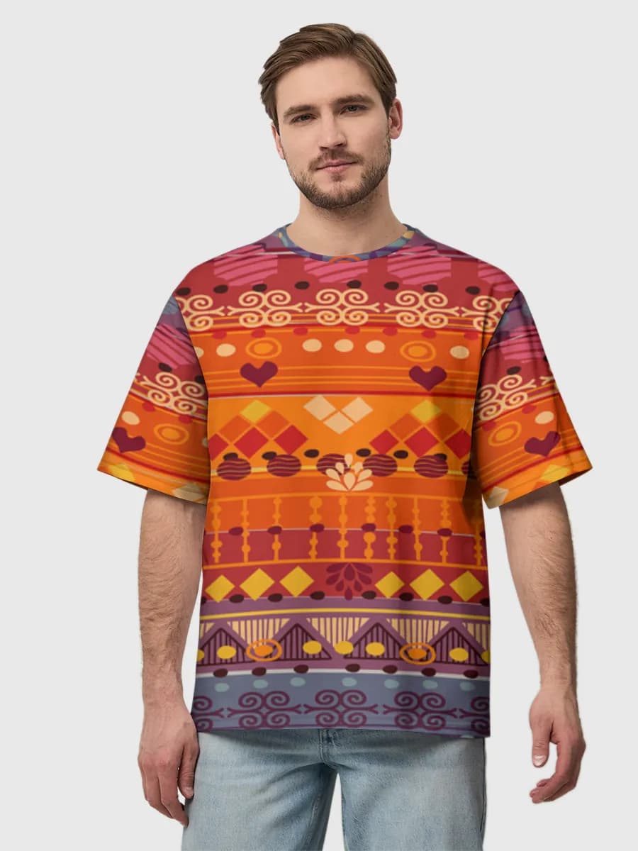 Men's oversized cotton T-shirt