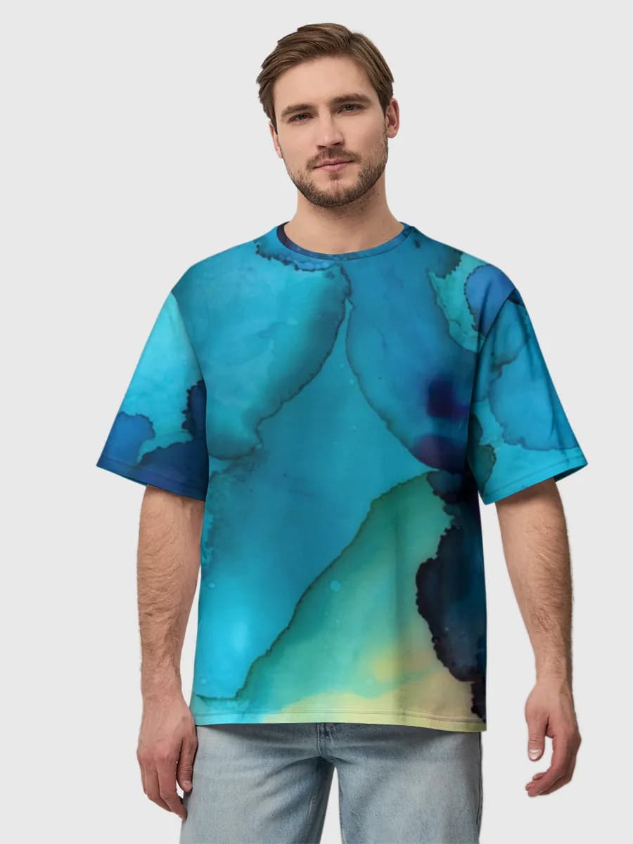 Men's oversized cotton T-shirt