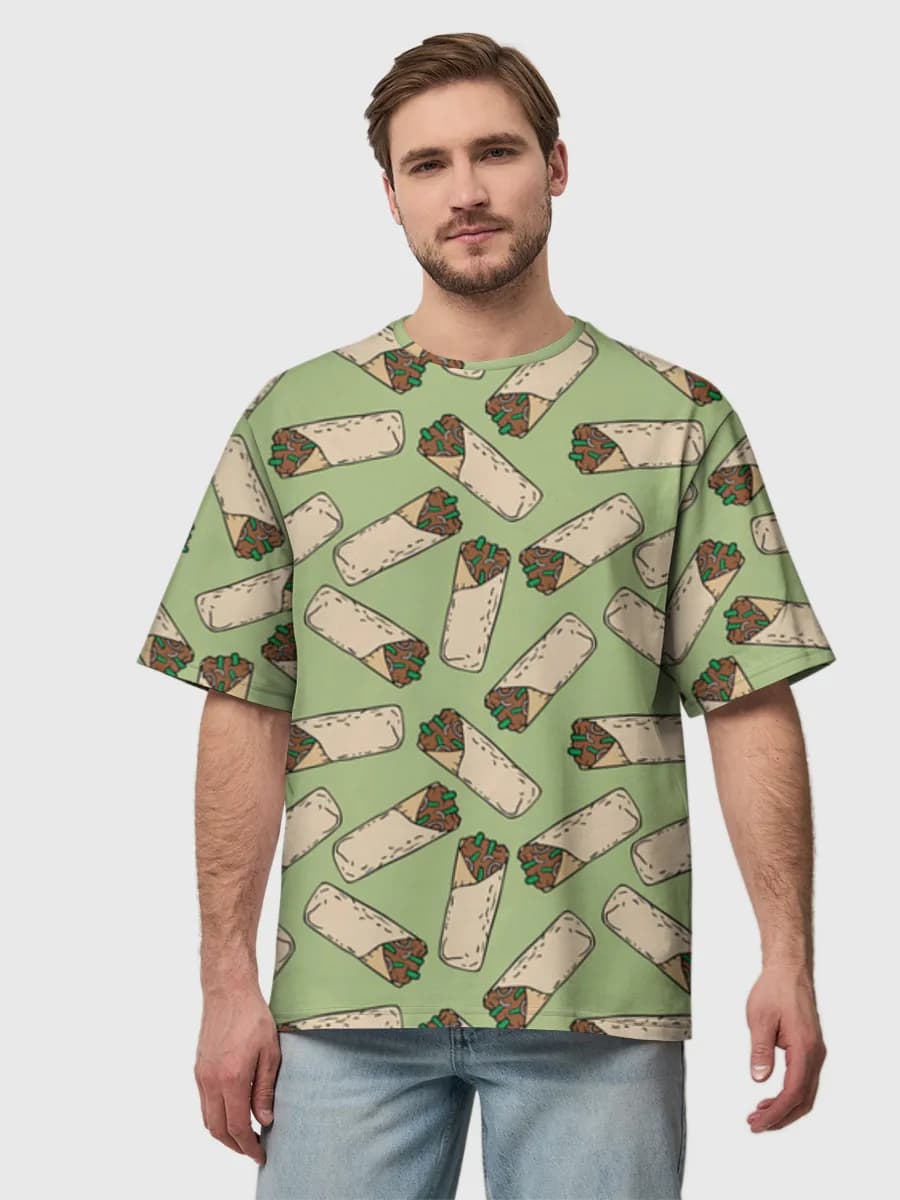 Men's oversized cotton T-shirt