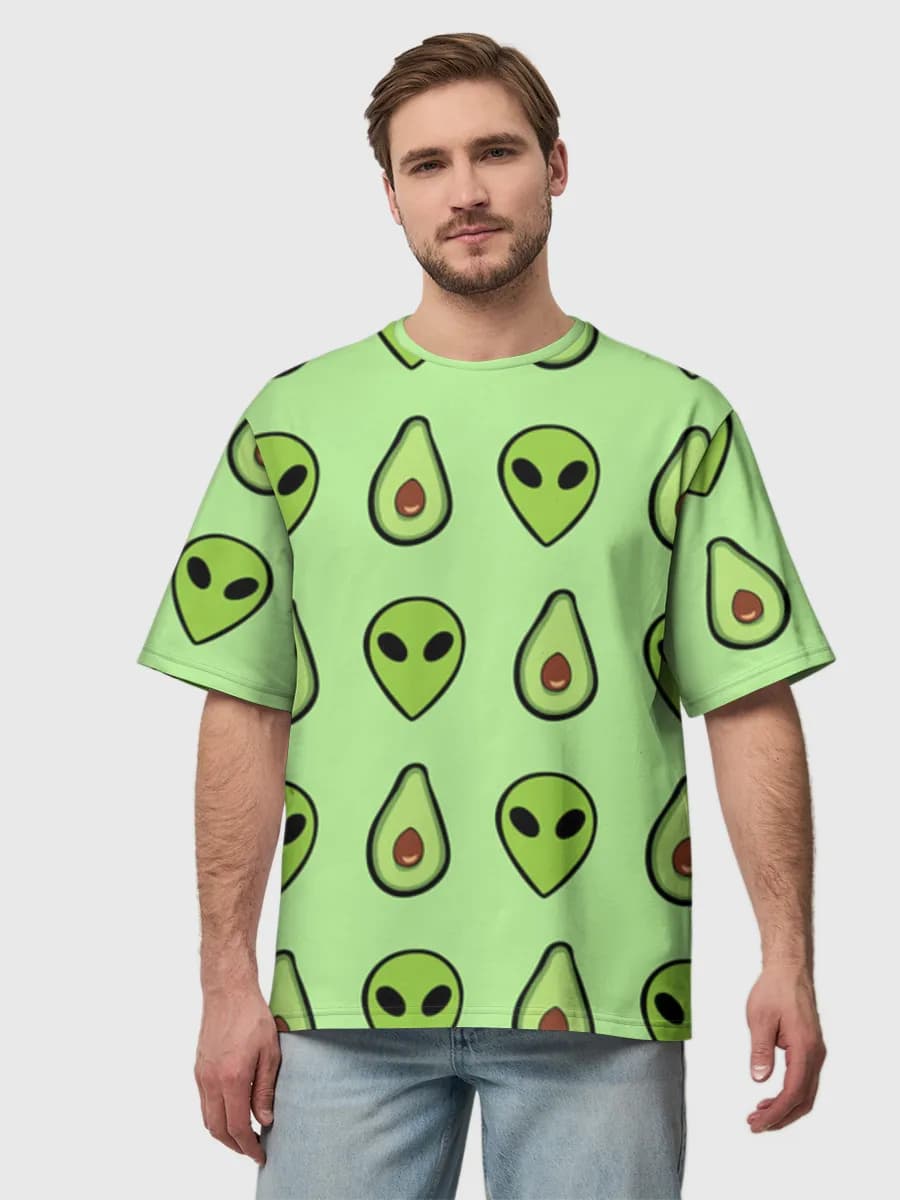Men's oversized cotton T-shirt