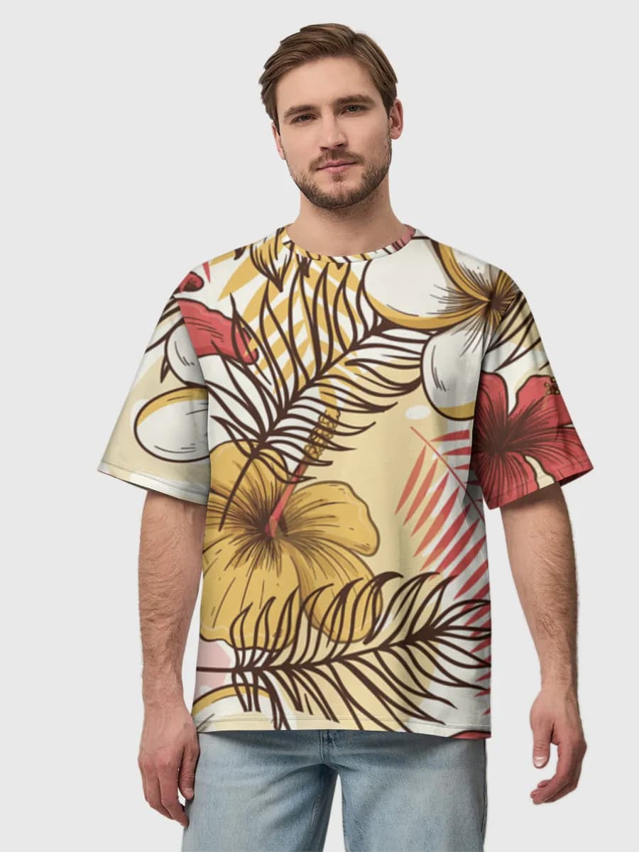 Men's oversized cotton T-shirt